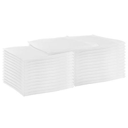 Monarch Brands Poly Spun Napkins , White, 25PK PNP-NAP-W-25